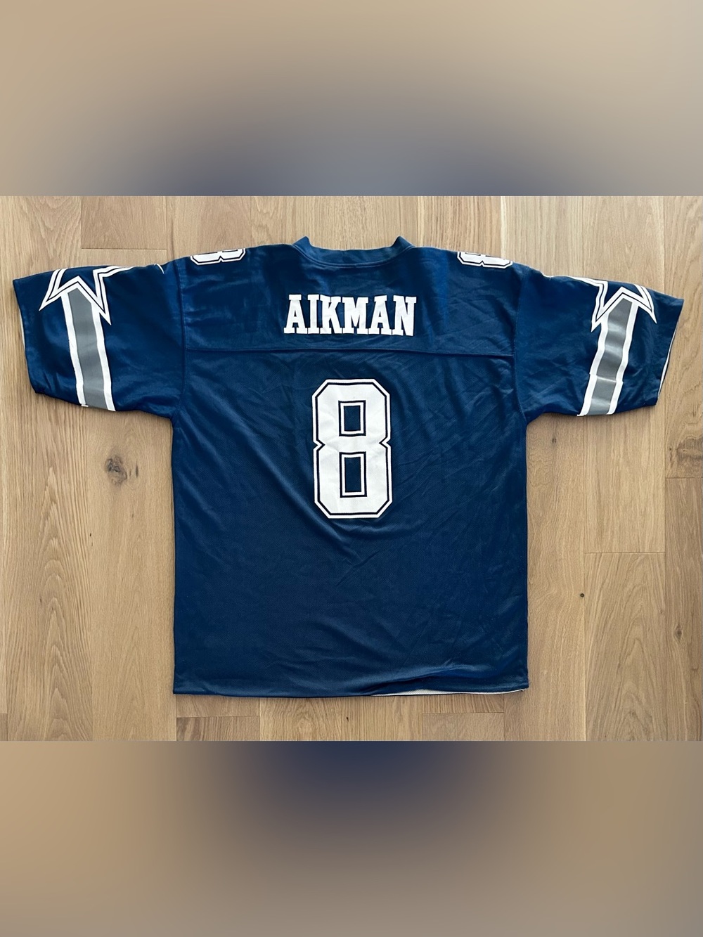 Vintage Y2K Reebok Dallas Cowboys Troy Aikman NFL Reversible Jersey *READ